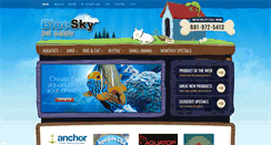 Desktop Screenshot of blueskypetsupply.com