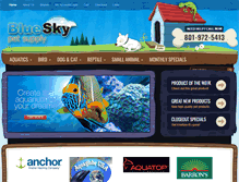 Tablet Screenshot of blueskypetsupply.com